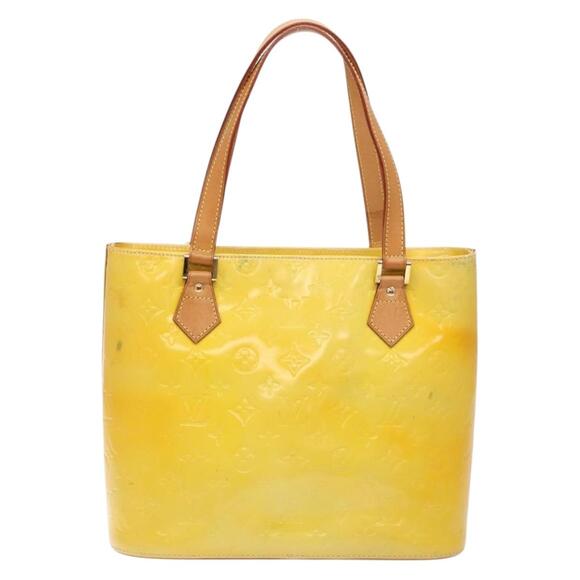 LOUIS VUITTON Monogram Vernis Houston Hand Bag Gris M91053 - Picture 3 of 13